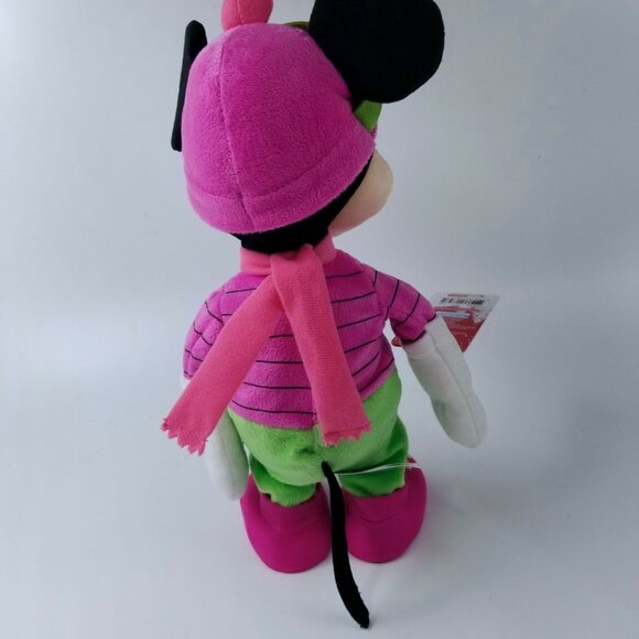 Just Play Disney Minnie Mouse Skiing Winter Plush Musical Dancing Stuffed Toy - Picture 5 of 9
